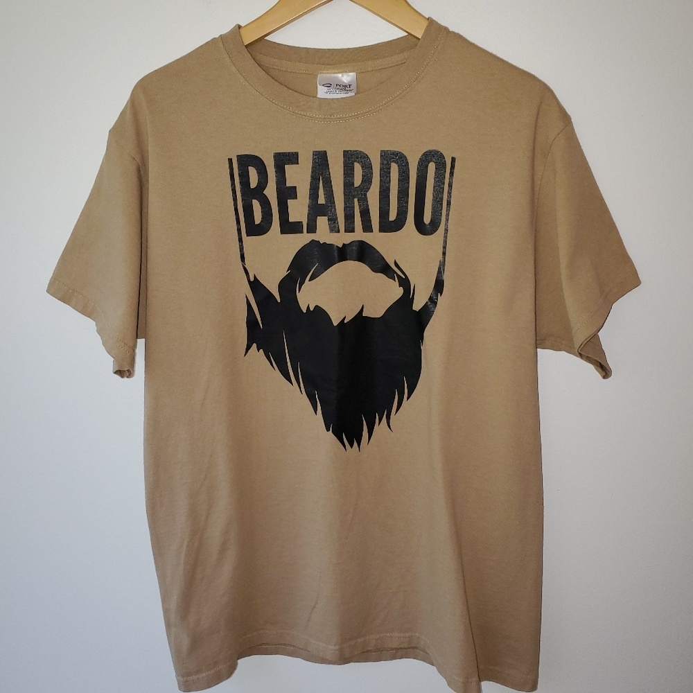 Port and Company Tan Beardo Tee Large